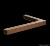 Radaway Essenza Ptj Brushed Copper kabina pięciokątna 100x100cm prawa szczotkowana miedź 1385010-93-01R/1385051-01-01